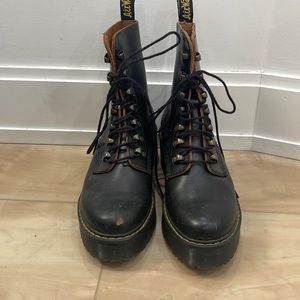 Dr Martin combat boots, worn a few times